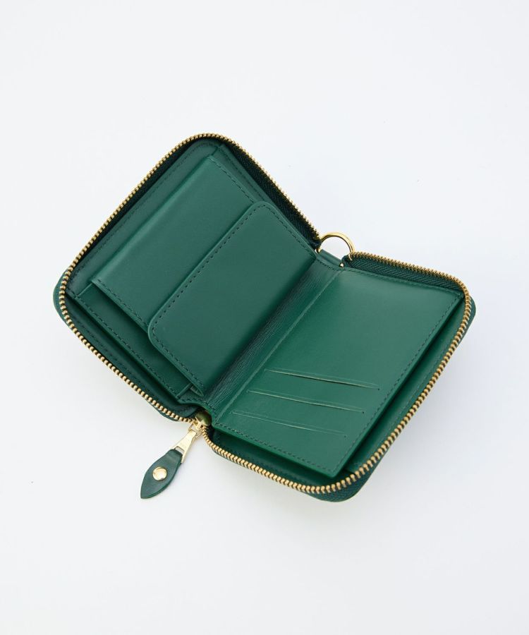 Glenroyal | Small Zip Wallet Dark Green Cordovan