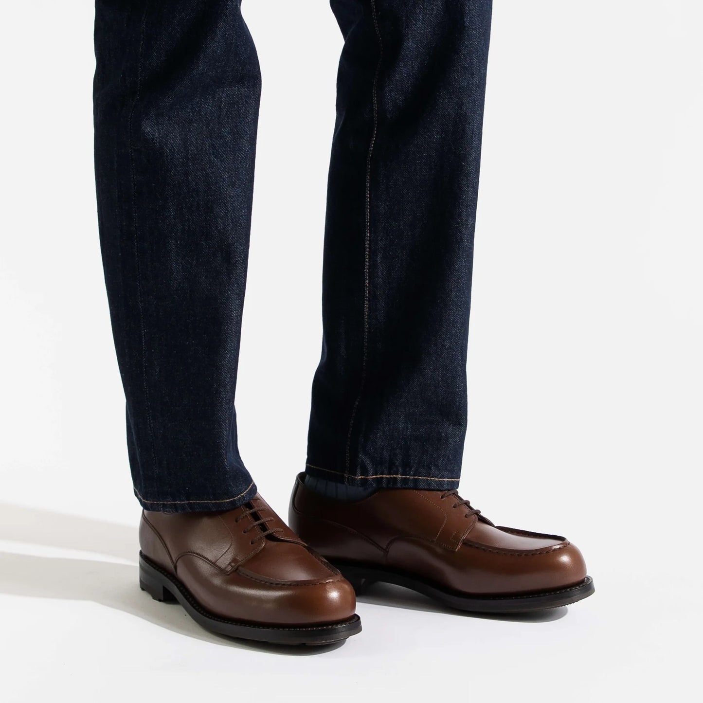 J.M.Weston | Golf Derby Tan Box Calf