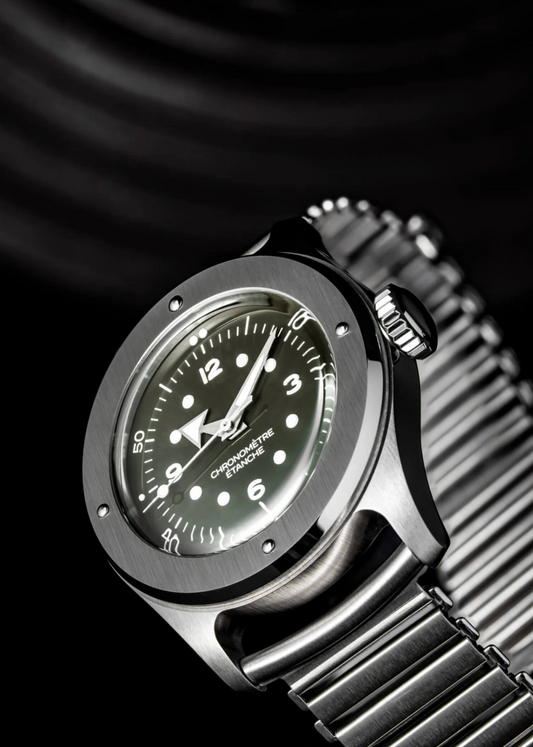 Serica | Ref. 7505-2 Field Chronometer Olive