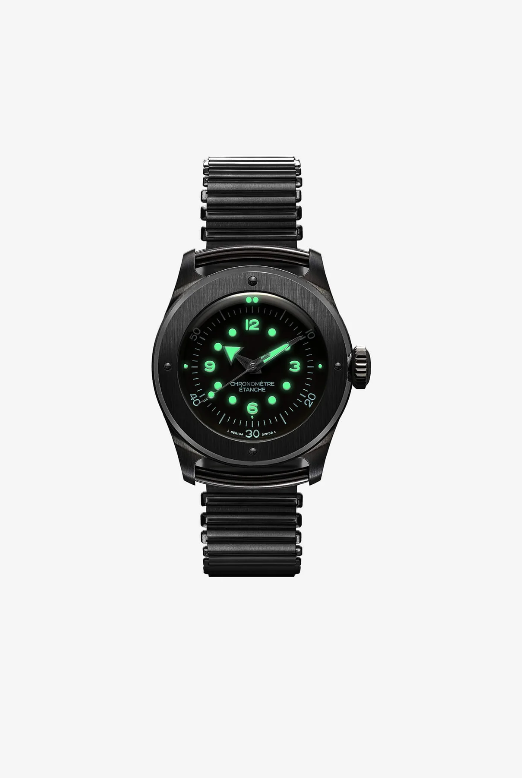 Serica | Ref. 7505-2 Field Chronometer Olive