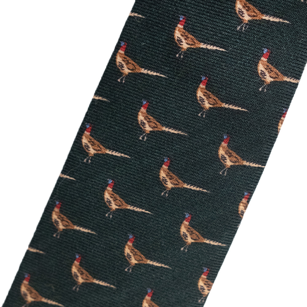 Holliday & Brown | Pheasant Twill Tie Green 43950 5