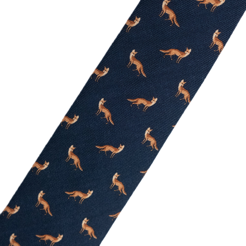 Holliday & Brown | Fox Twill Tie Navy 49989 3