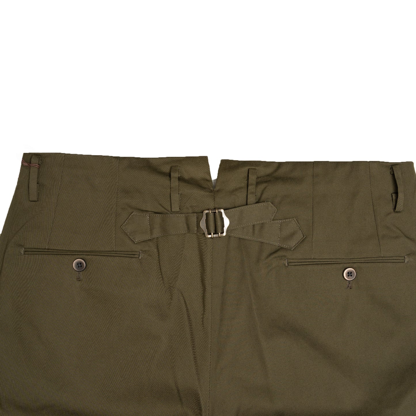 Echizenya | Olive Cotton Trousers