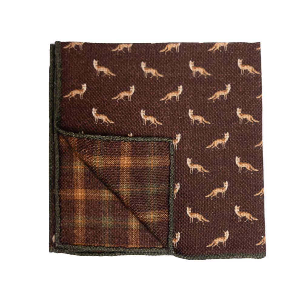 Holliday & Brown | Brown Fox Pocket Square 55344 4