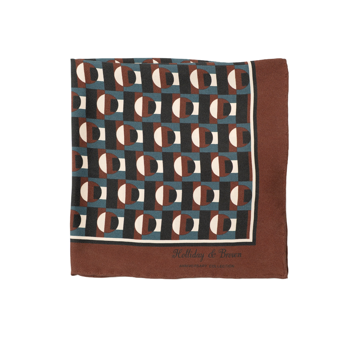 Holliday & Brown | Silk Plain White Pocket Square UNI011