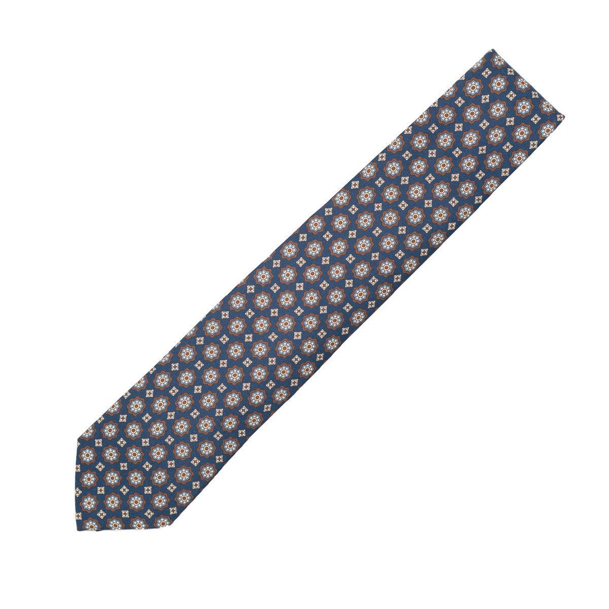 Holliday & Brown | Blue Floral Diamond Motif Tie 63343 5