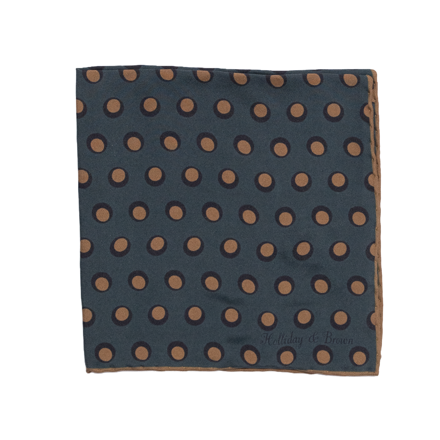 Holliday & Brown | Silk Plain White Pocket Square UNI011