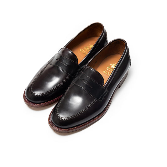 Alden | 96288 Leydon Penny Loafer Color 8 Shell Cordovan