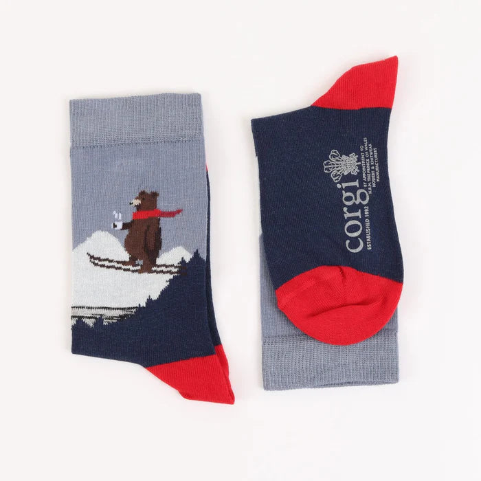 Corgi | Navy/Red Big Ski Bear