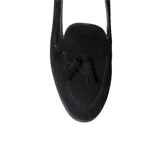 Alden | 3610 Tassel Loafer Black Suede