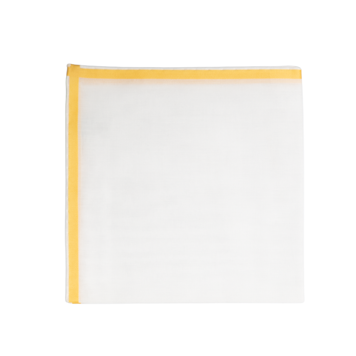 Simonnot Godard | Amalfi Yellow Pocket Square