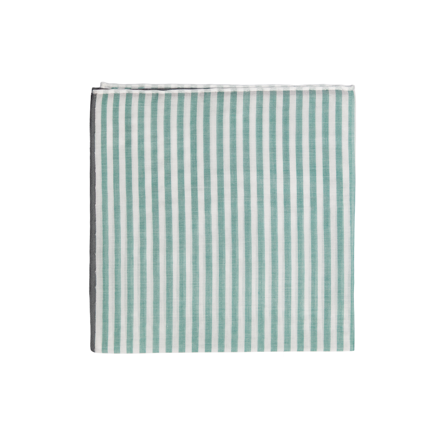 Simonnot Godard | Buren Green Stripe Pocket Square