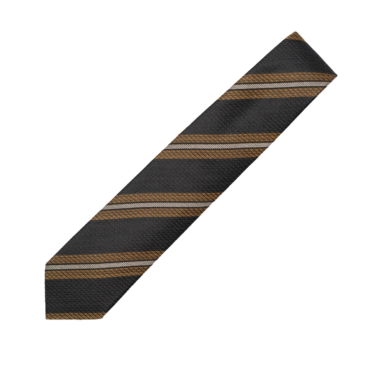 Holliday & Brown | Midnight & Brown Stripe Tie 1248H CAR04 10