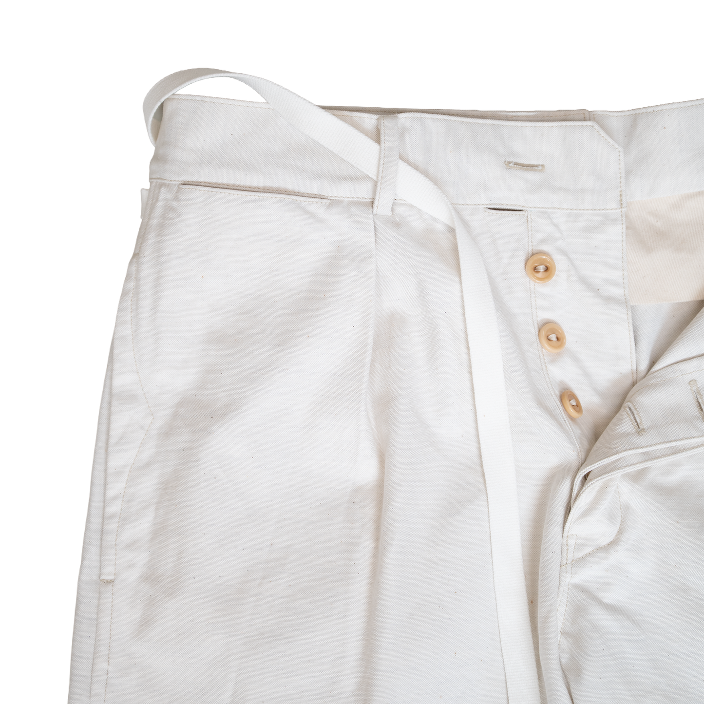 Coherence | Alain Shorts Yacht Canvas White