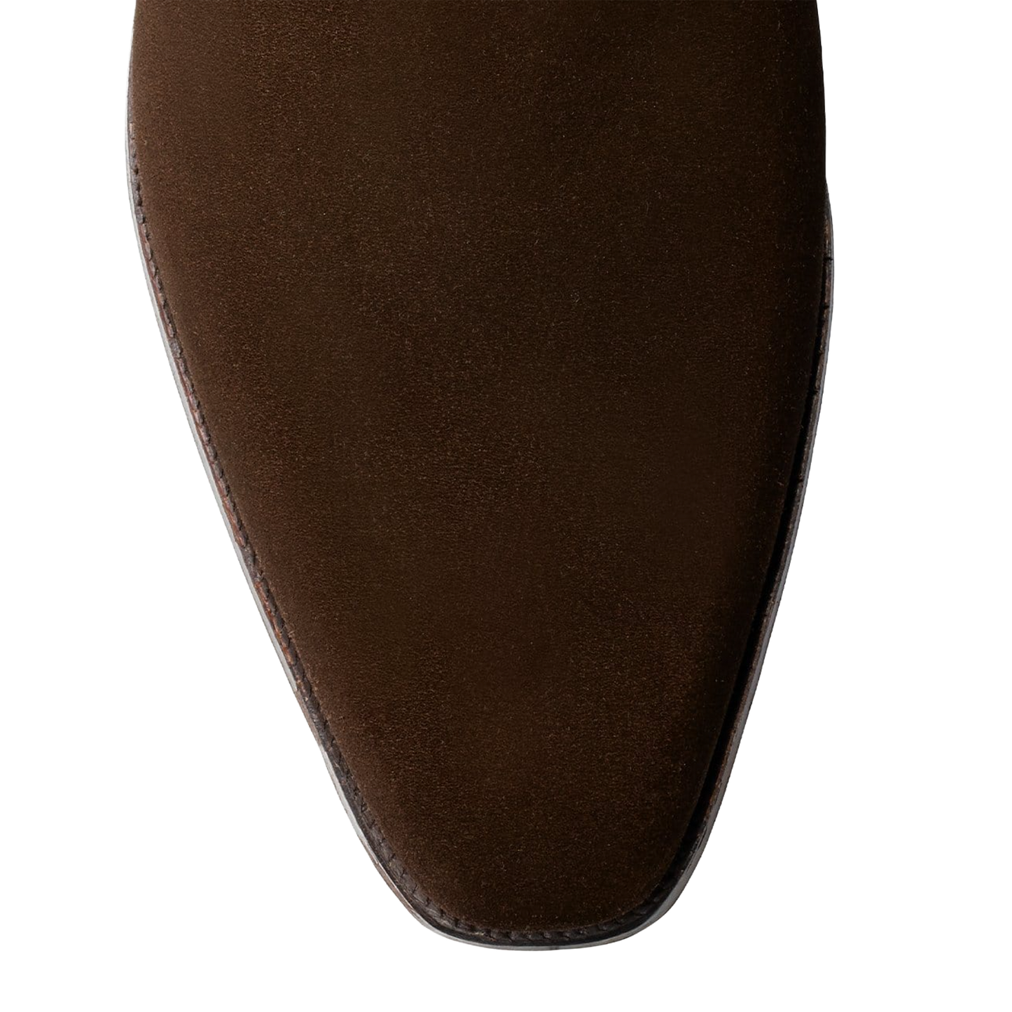 Crockett & Jones | Monkton Single Monk Dark Brown Suede