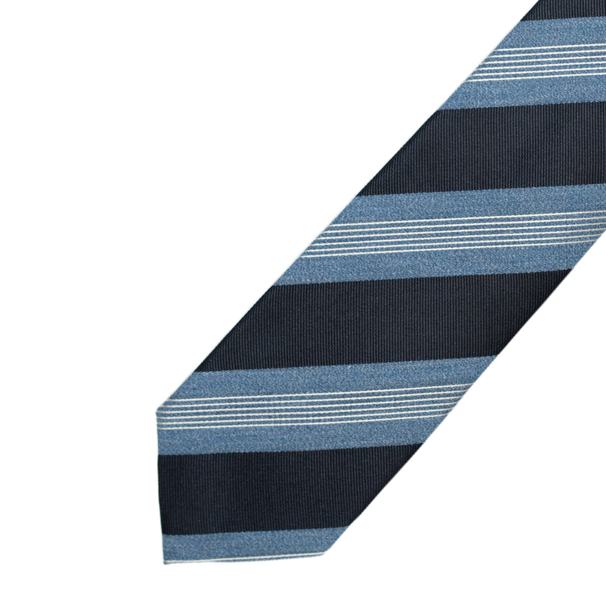 Holliday & Brown | Navy Multi-Stripes Tie FL242 1