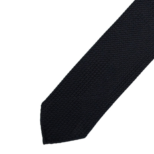 Holliday & Brown | Black Grenadine Tie GRE27 1