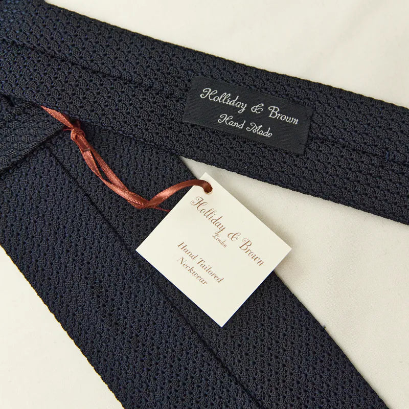 Holliday & Brown | Grenadine Tie Navy GRI24 2
