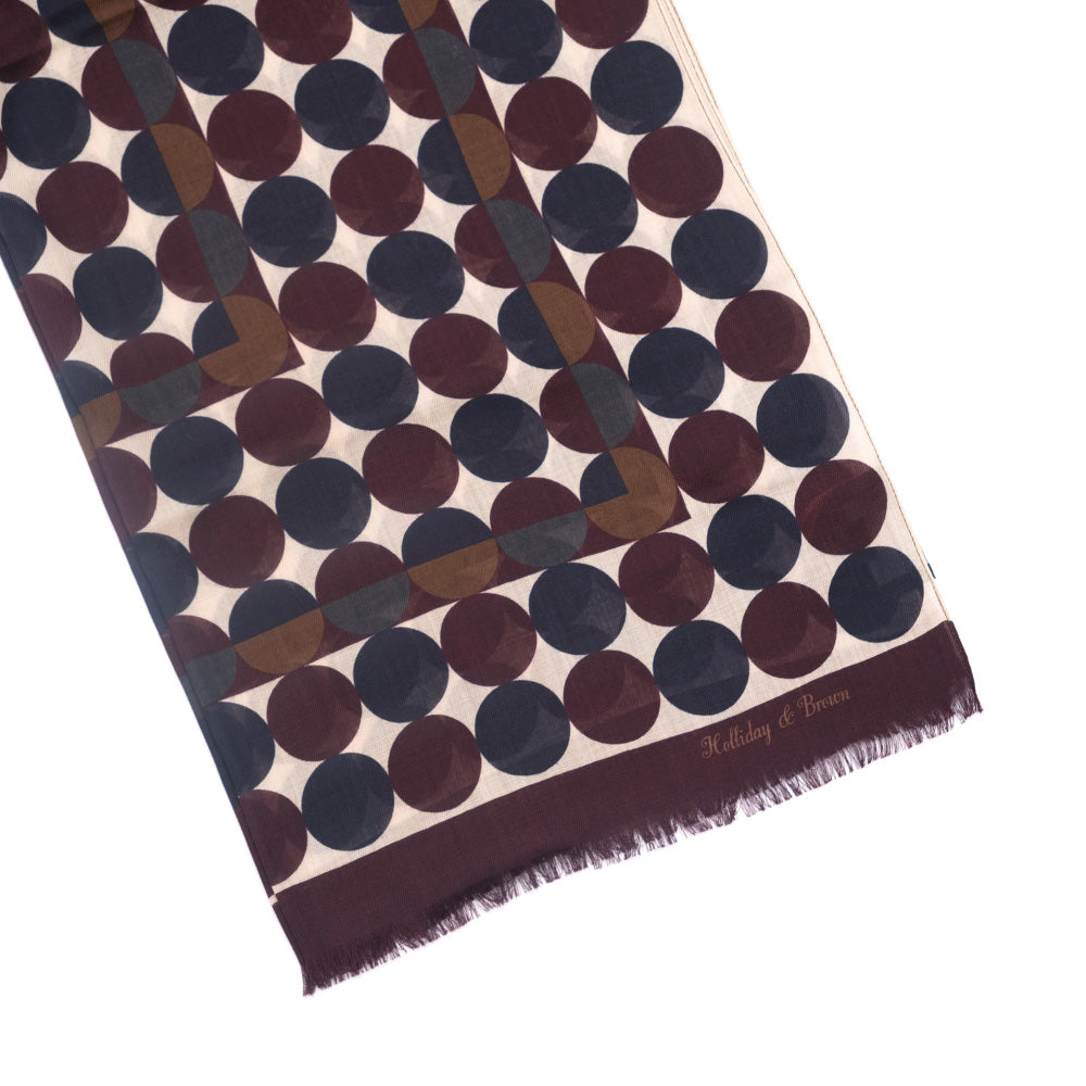 Holliday & Brown | Wool Scarf Multi Dots 55398 2