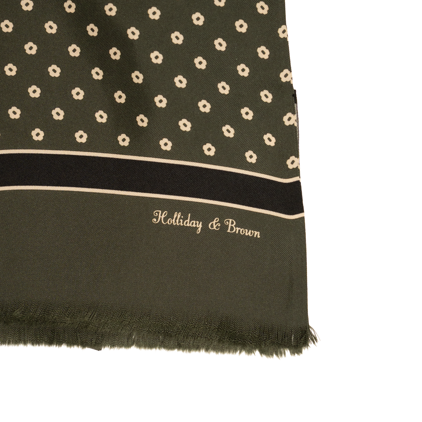 Holliday & Brown | Silk Summer Scarf Foulard Forest Floral 57458 4