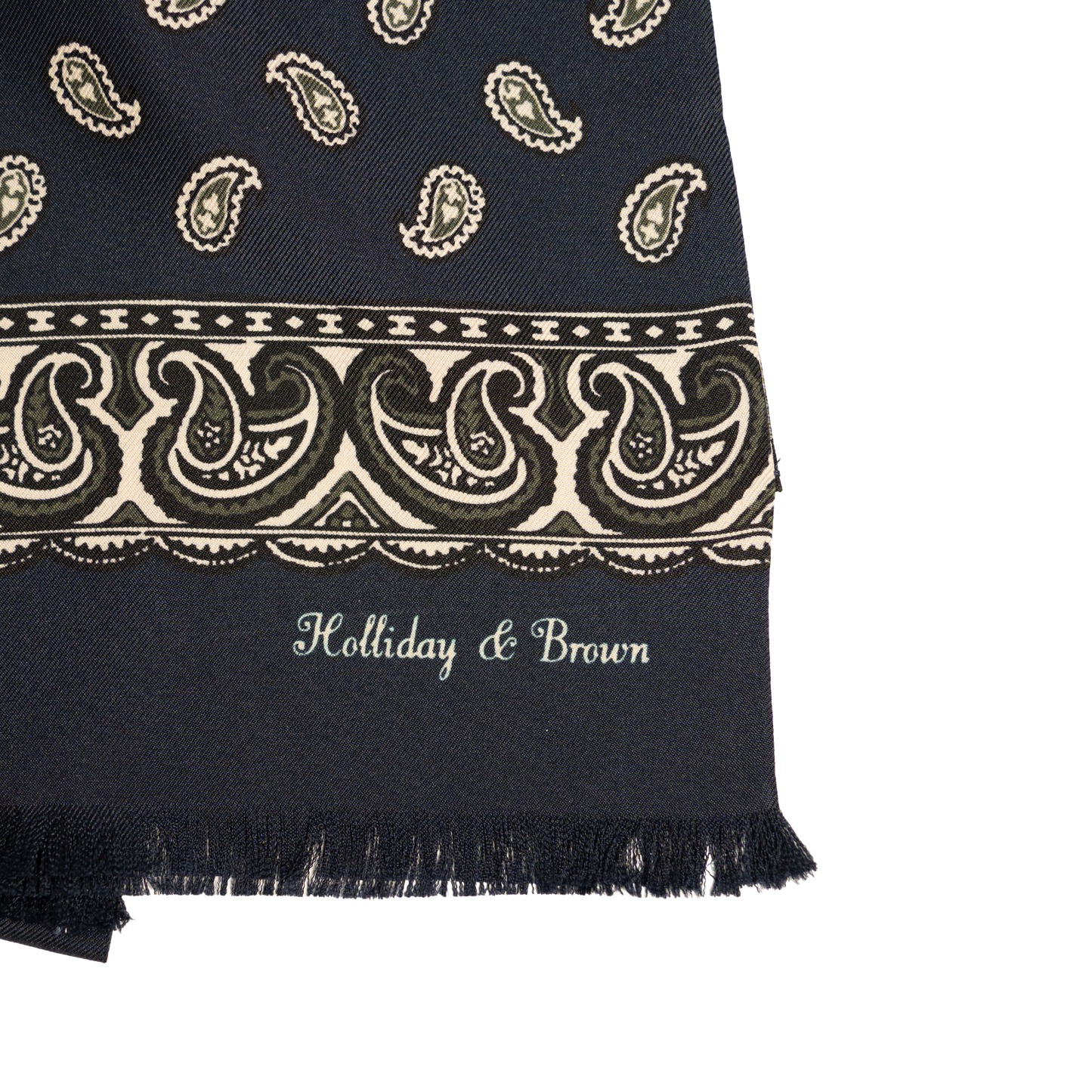 Holliday & Brown | Silk Neckerchief Paisley Multi-Color 41927 6