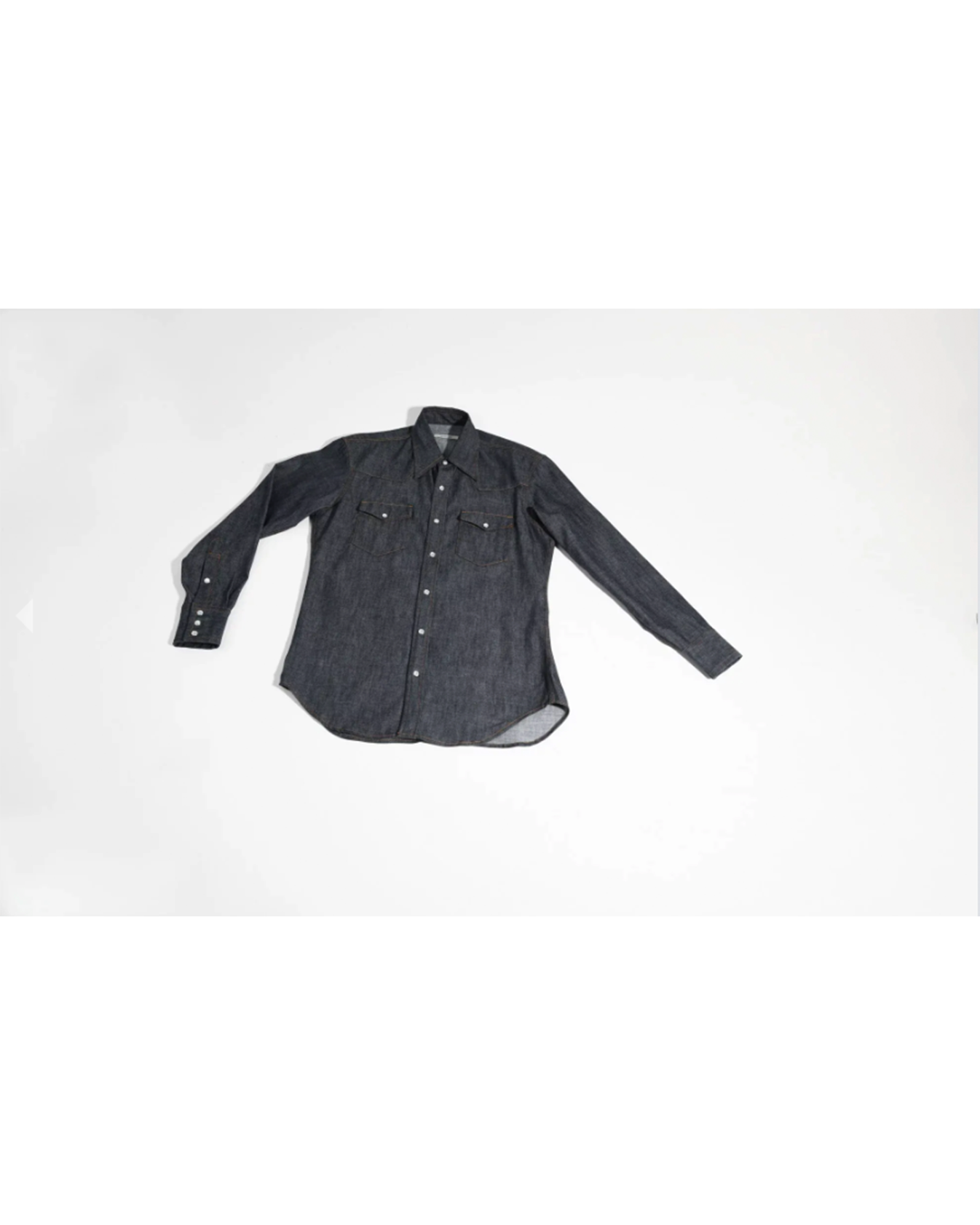 Husbands Paris | Selvedge Denim Indigo Western Shirt
