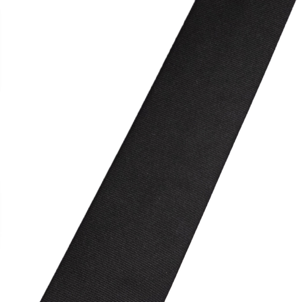Holliday & Brown | Plain Twill Tie Black M5826 1