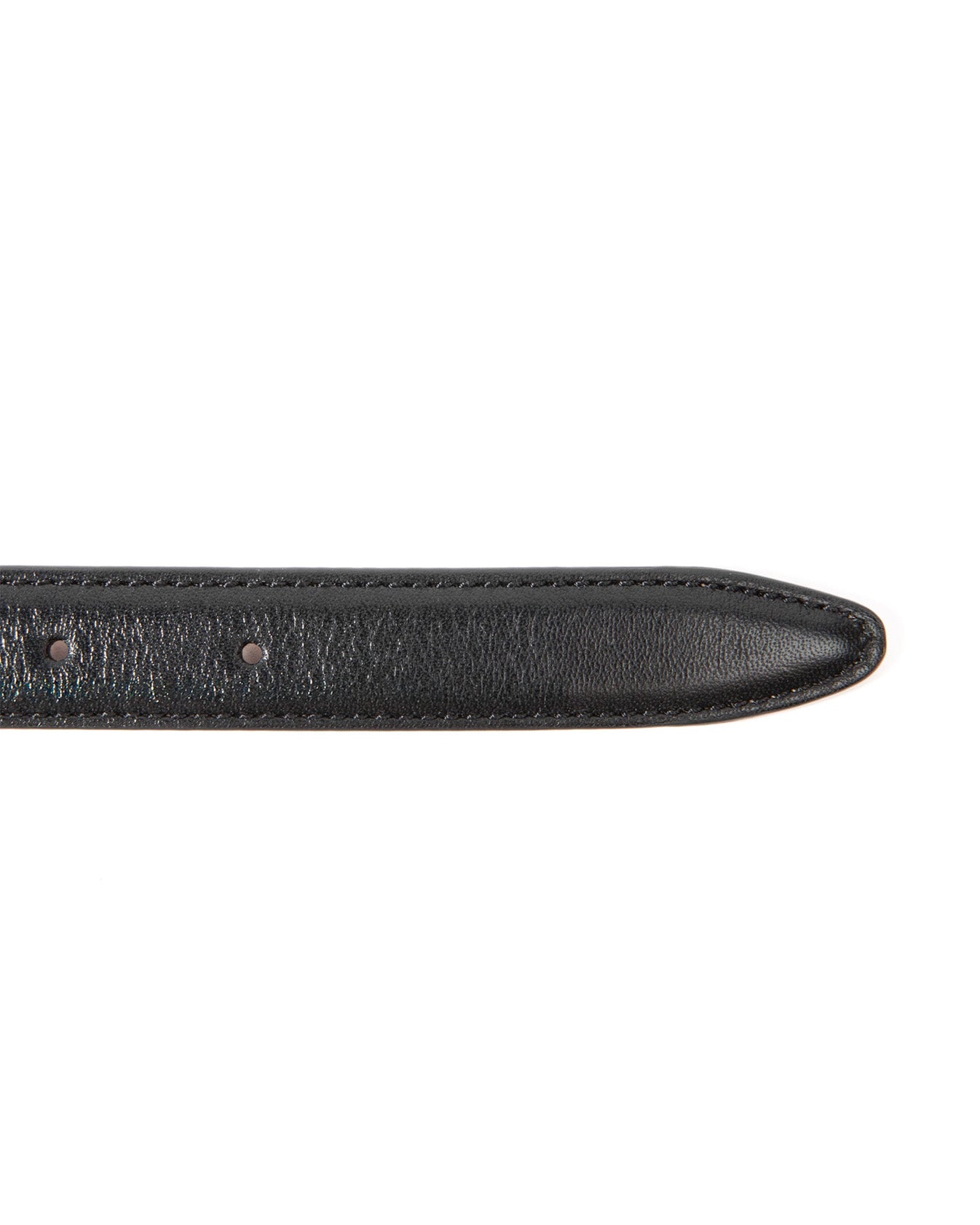 Husbands Paris | Thin Belt in Italian Nappa Calfskin Black