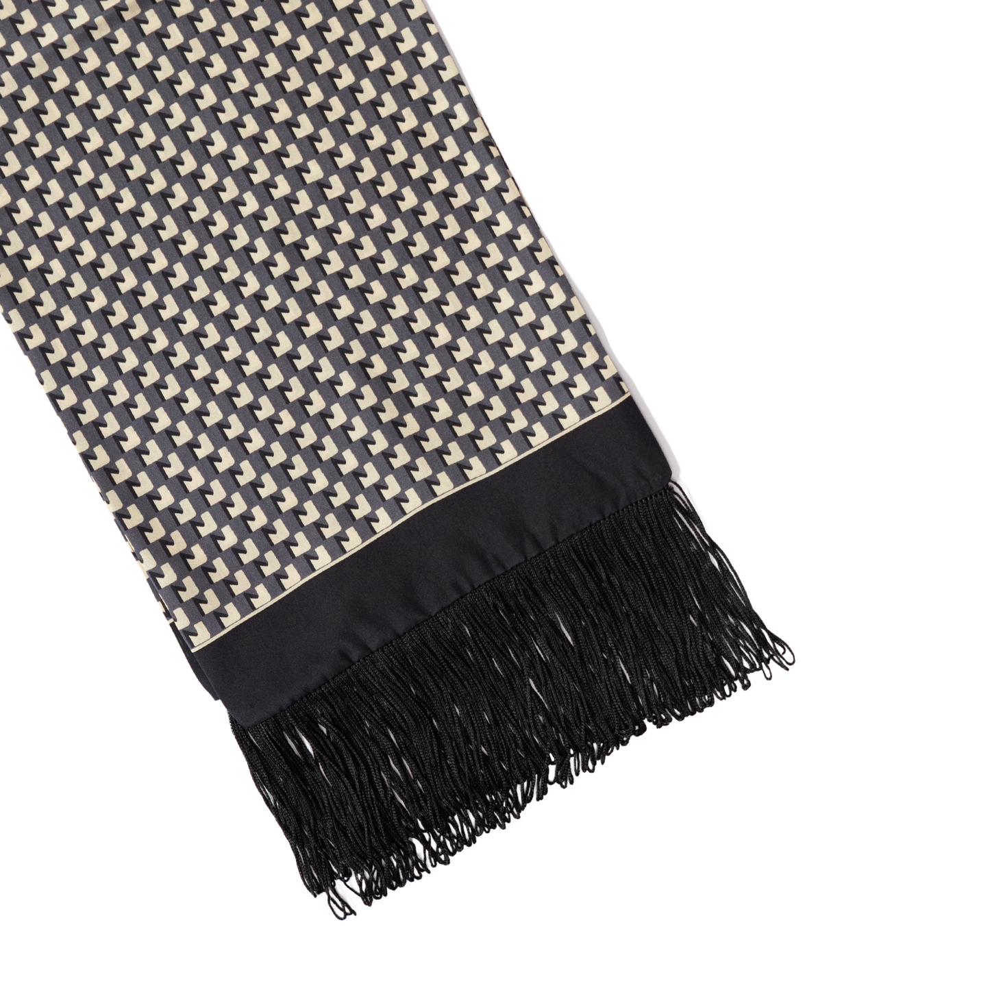 Stefano Cau | Silk All Season Scarf Black S7