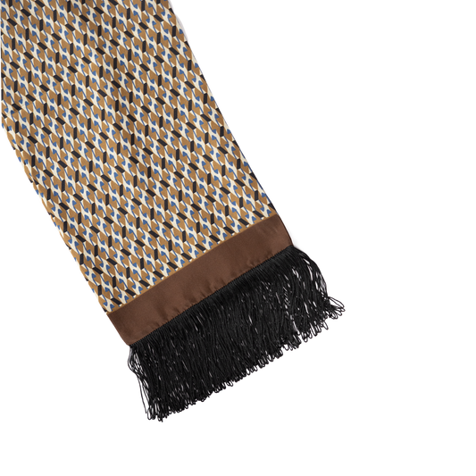 Stefano Cau | Silk All Season Scarf Brown S9