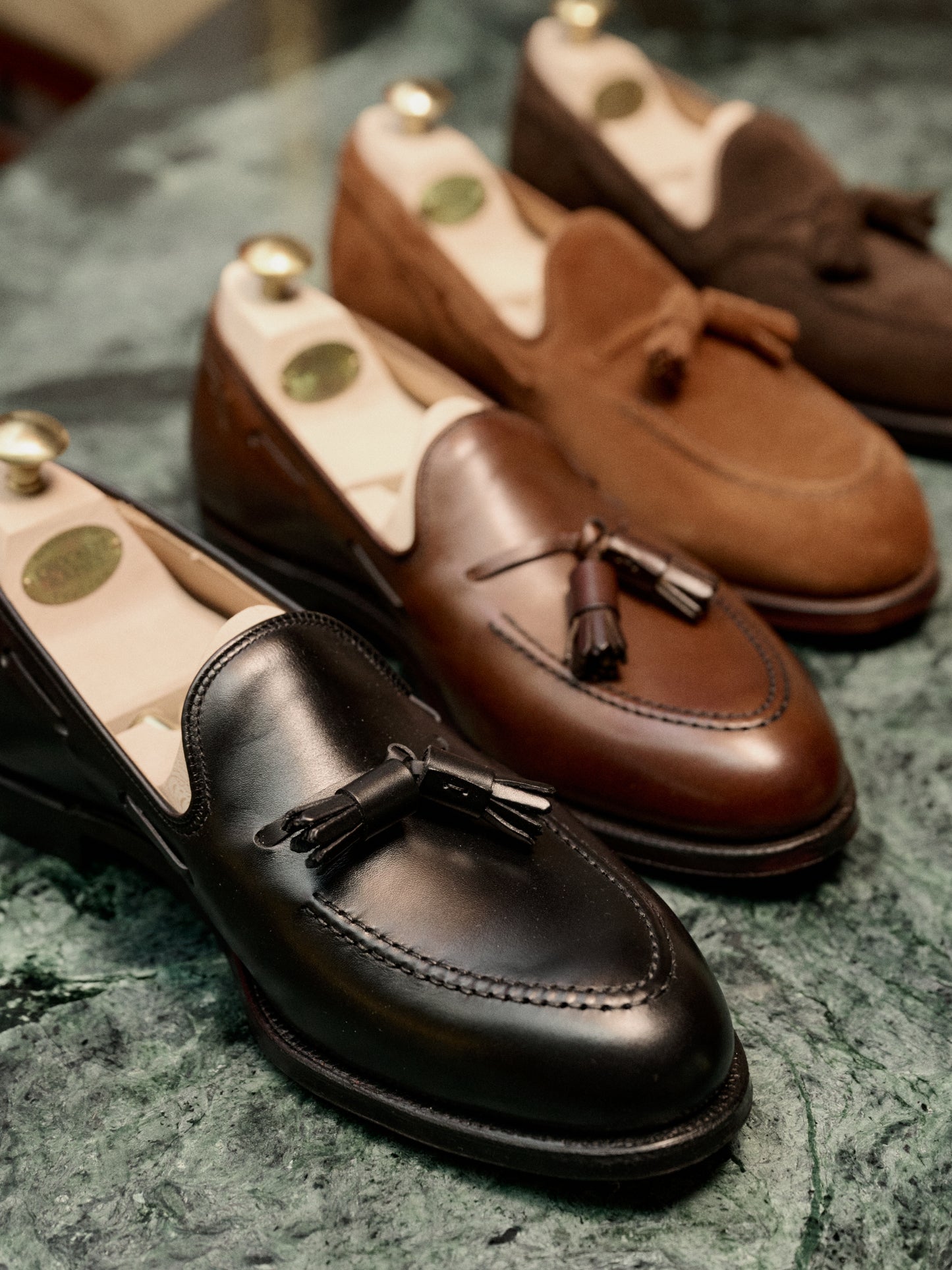 Crockett & Jones | Cavendish Tassel Loafer Black Calf