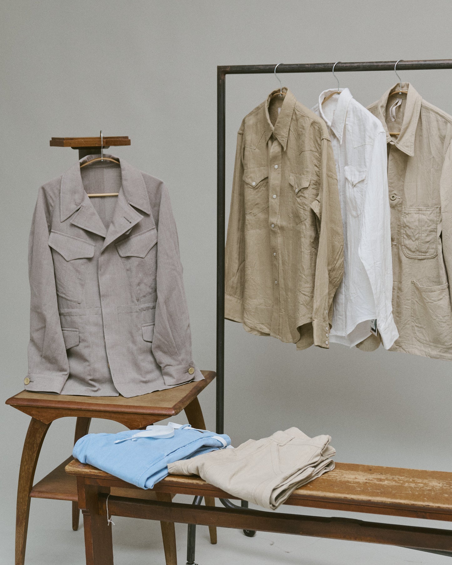 Coherence | Robert-P Wool Linen Mohair Beige