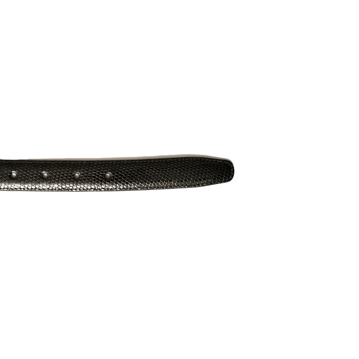 Simonnot Godard | Lizard 25mm Brass Black Belt