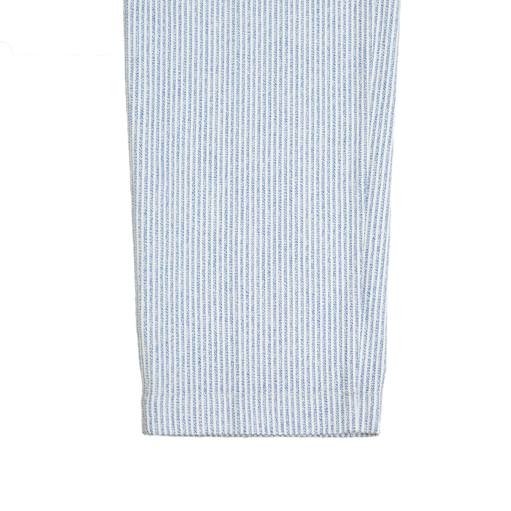 Coherence | Alain Jaspe Striped Twill Blue Stripe Trousers