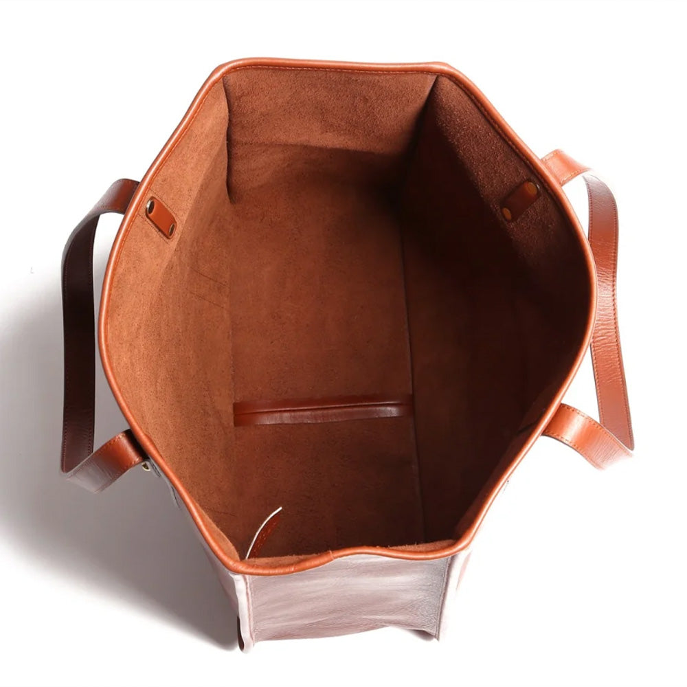 Frank Clegg | Leather Market Tote Chestnut