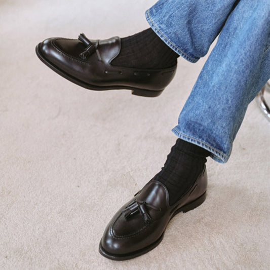 Crockett & Jones | Cavendish Tassel Loafer Black Calf