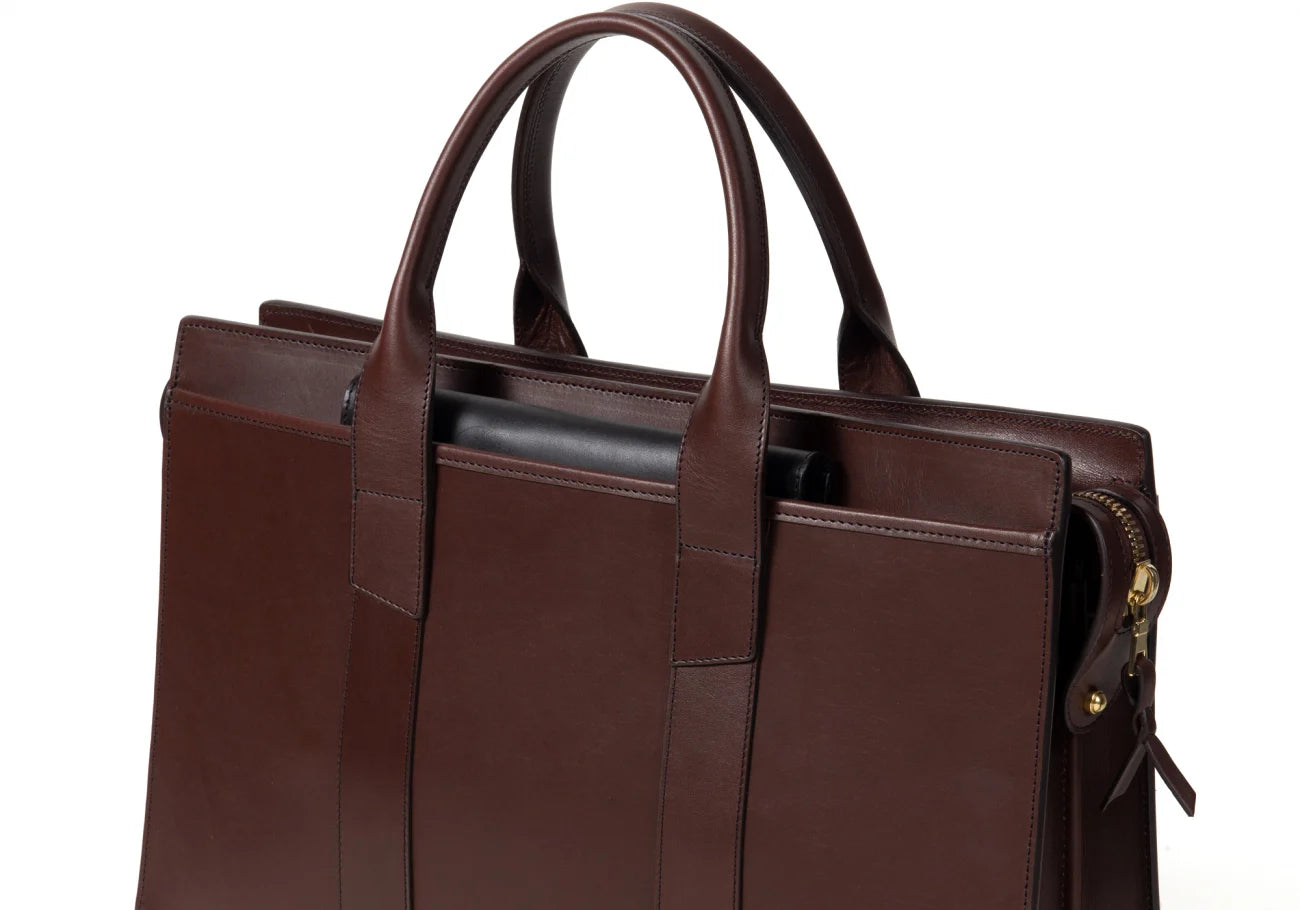 Frank Clegg | Ziptop Briefcase Chocolate