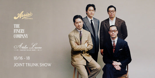 SARTORIA ASSISI Joint Trunk Show 10/16-10/18
