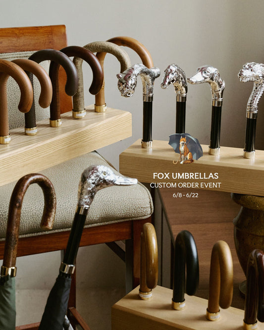 FOX UMBRELLAS 訂購會 6/8 - 6/22 | 匠心製造 皇家御用的百年英國名傘
