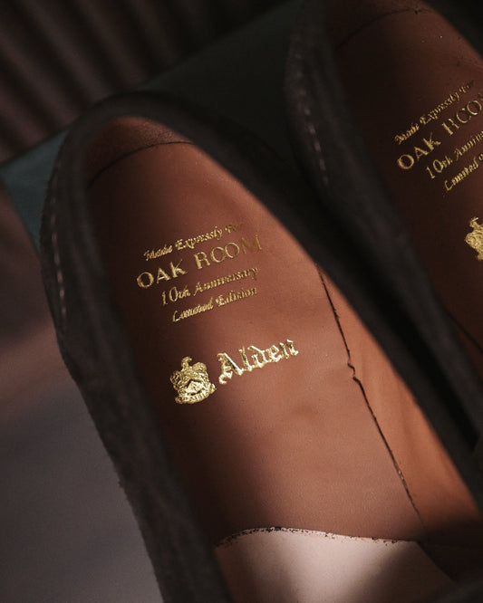 OAK ROOM 歡慶十週年，攜手 Alden 推出全球獨家聯名鞋款