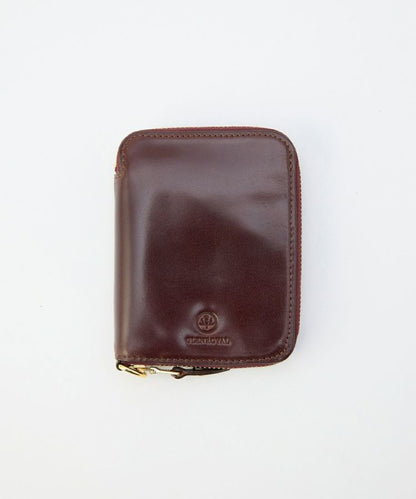 Glenroyal | Small Zip Wallet Bordo Cordovan
