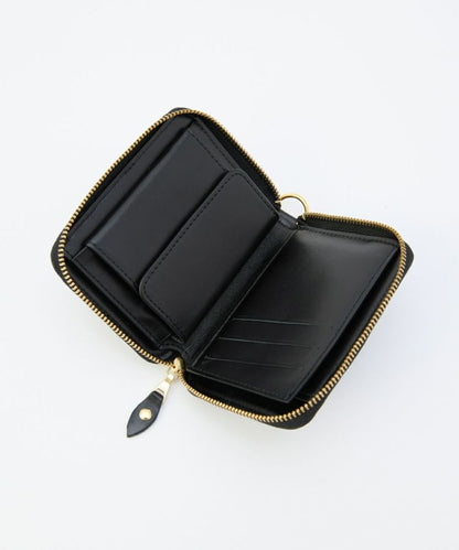 Glenroyal | Small Zip Wallet Black Cordovan