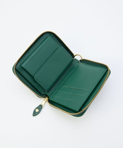 Glenroyal | Small Zip Wallet Dark Green Cordovan
