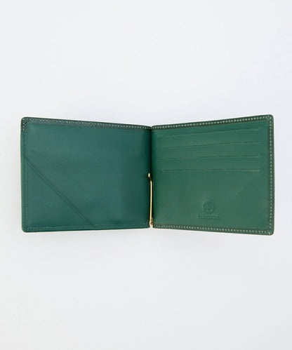 Glenroyal | Money Clip With Coin Pocket Dark Green Cordovan