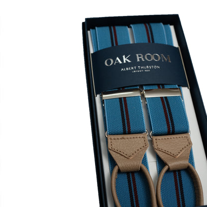 Albert Thurston | Azure Stripe Braces