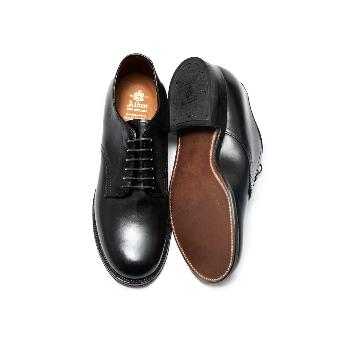 Alden | A0406 OAK ROOM Limited Officer Shoes Black Calf