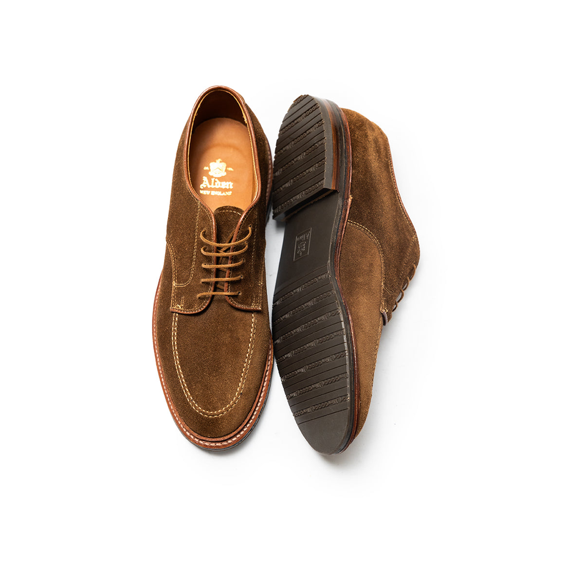 Alden | 702L Mocc Toe Blucher Snuff Suede