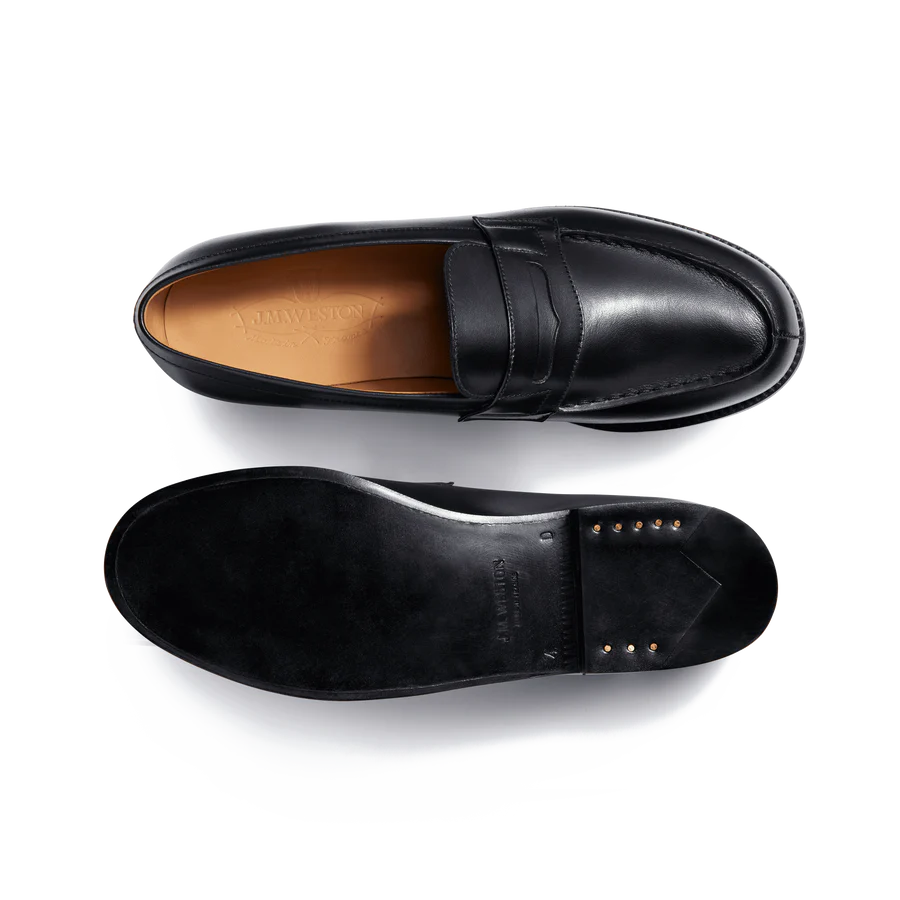 J.M.Weston | Women 180 Loafer Three Shades Box Calf