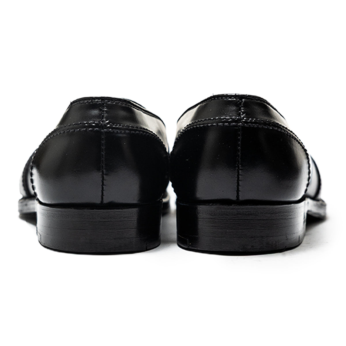 Alden | 6845 Full Strap Penny Loafer Black Shell Cordovan