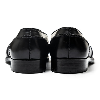 Alden | 6845 Full Strap Penny Loafer Black Shell Cordovan
